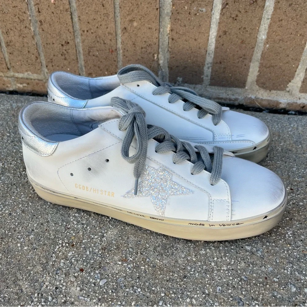 Golden Goose Hi Star Superstar Sneakers Women’s 40 - Picture 2 of 7